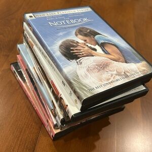 Lot of 10 Classic Romance DVDs movies | The Notebook, the vow, walk to remember​